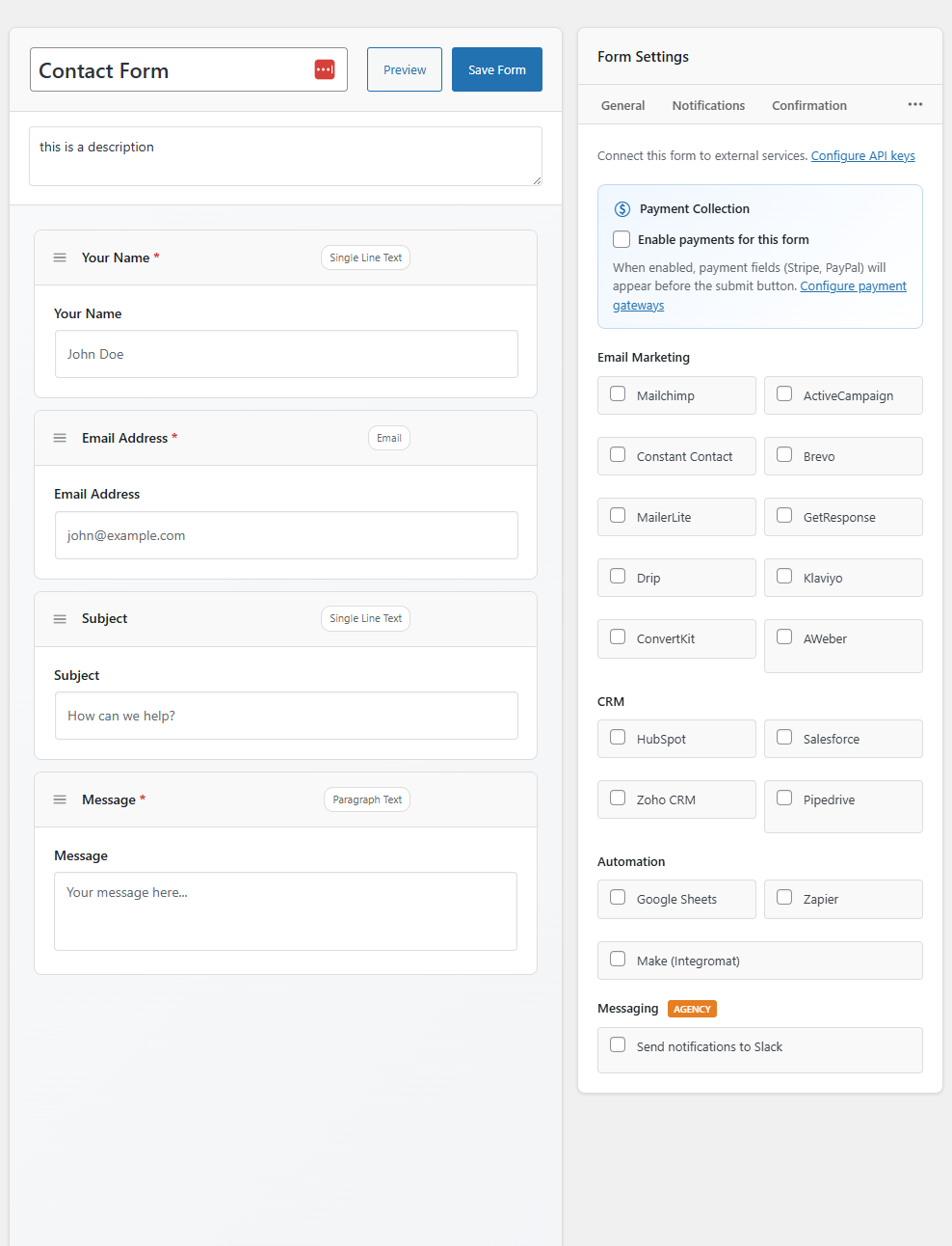 FormForge Pro Payment Integration