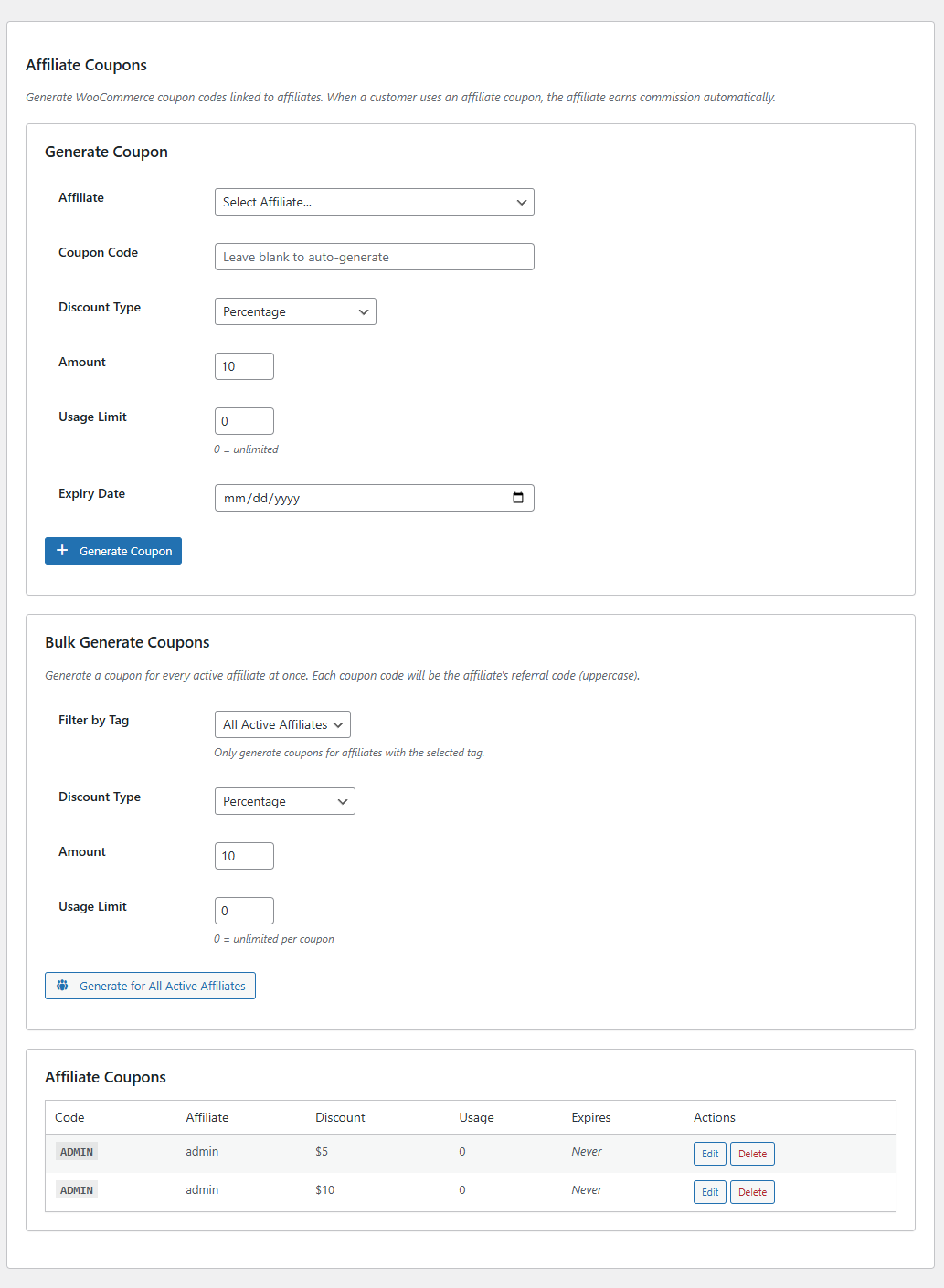 Royal Affiliate Pro - Coupon Tracking