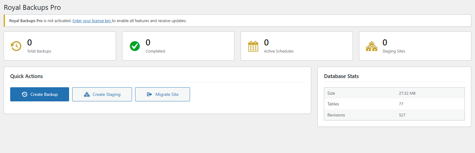 SiteVault Pro Dashboard
