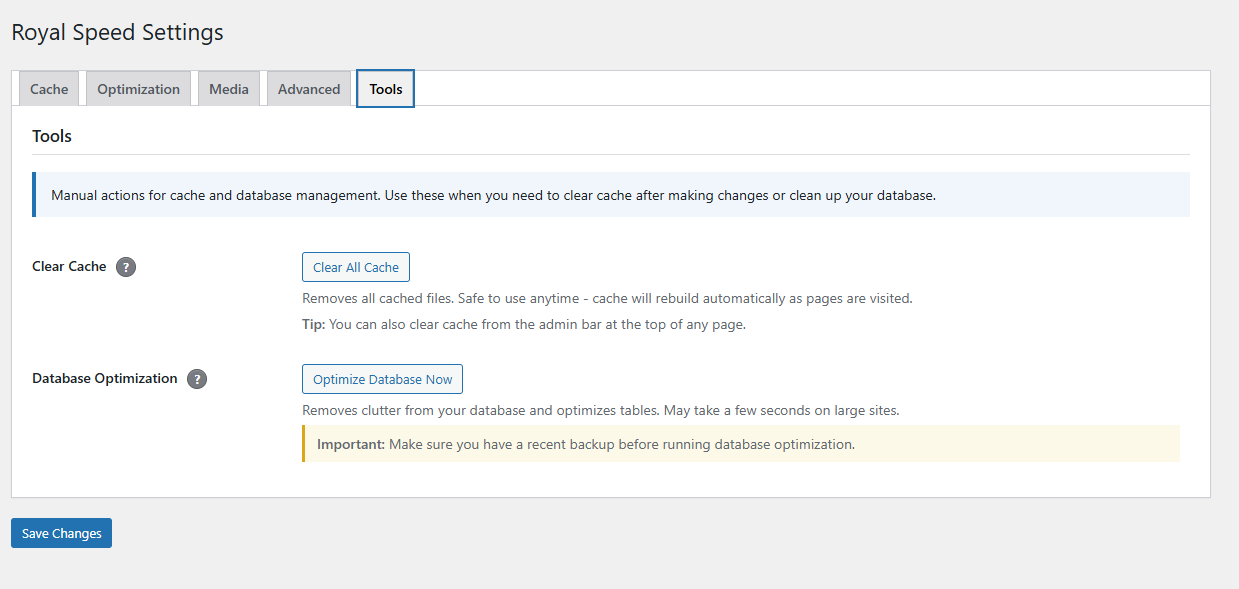 ForgeCache Database Tools